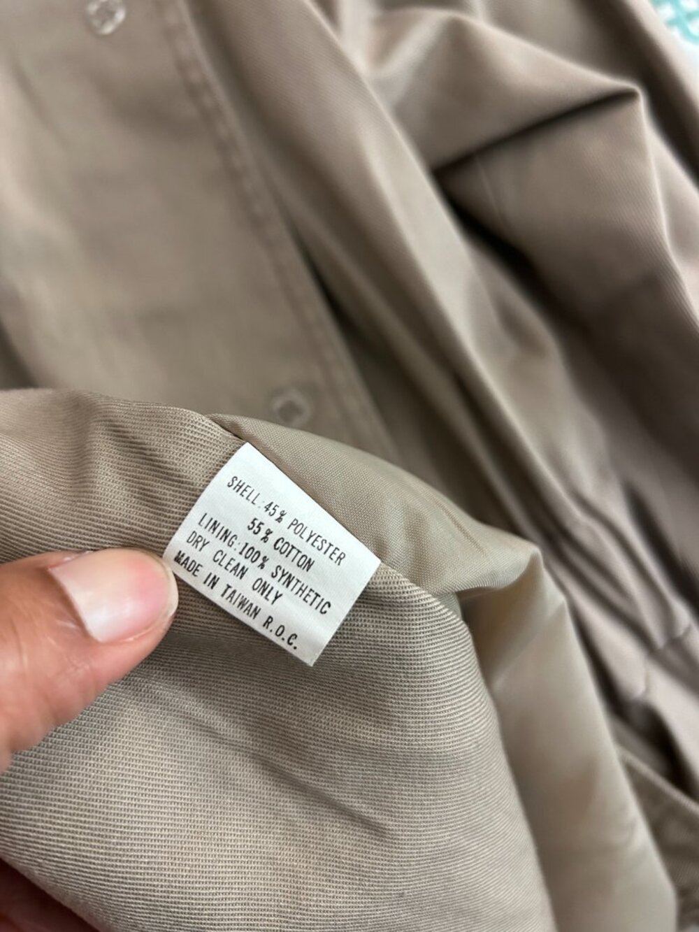 Women's Vintage Juno Trench Coat Size 10 in Mint Condition - Picture 8 of 10